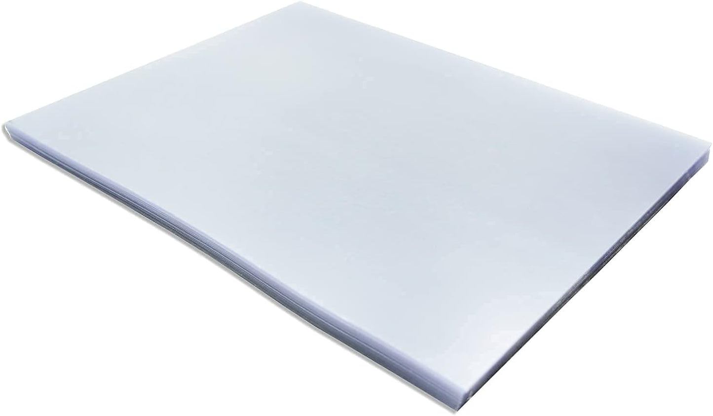 TOTiyea 100 Pack 12 Mil PVC Binding Presentation Covers, Clear Report Covers for Binding,8.5x11 Inches,Letter Size