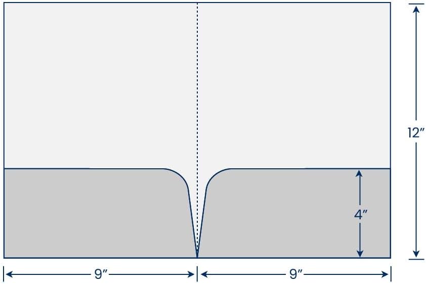 JAM PAPER Custom Printed Semi-Gloss Folders with Round Corner Pockets - Personalized Logo & Text - 12pt C1S - White - 250/Pack