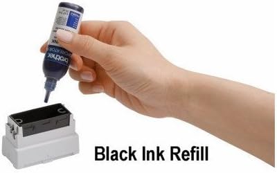 Ink Refill for StampCreator - Rubber Stamp Ink Refill (Black)