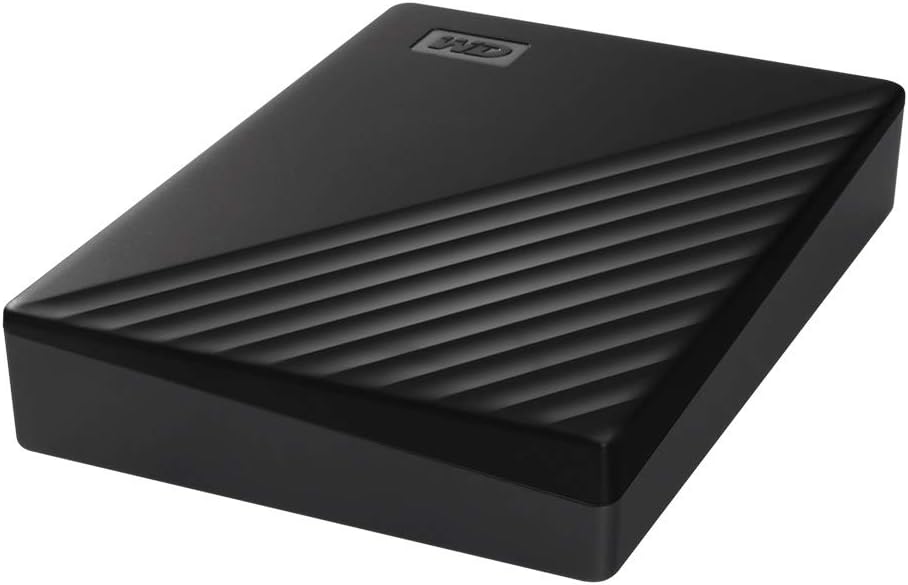 WD 5TB My Passport, Portable External Hard Drive, Black, backup software with defense against ransomware, and password protection, USB 3.1/USB 3.0 compatible - WDBPKJ0050BBK-WESN