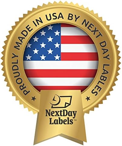 NextDayLabels - 8-1/2 x 11 Neon Color High Light Fluorescent Labels for Laser & Inkjet Printer (Green Fluorescent, 8-1/2" x 5-1/2" - 2 Per Page | 200 Labels)