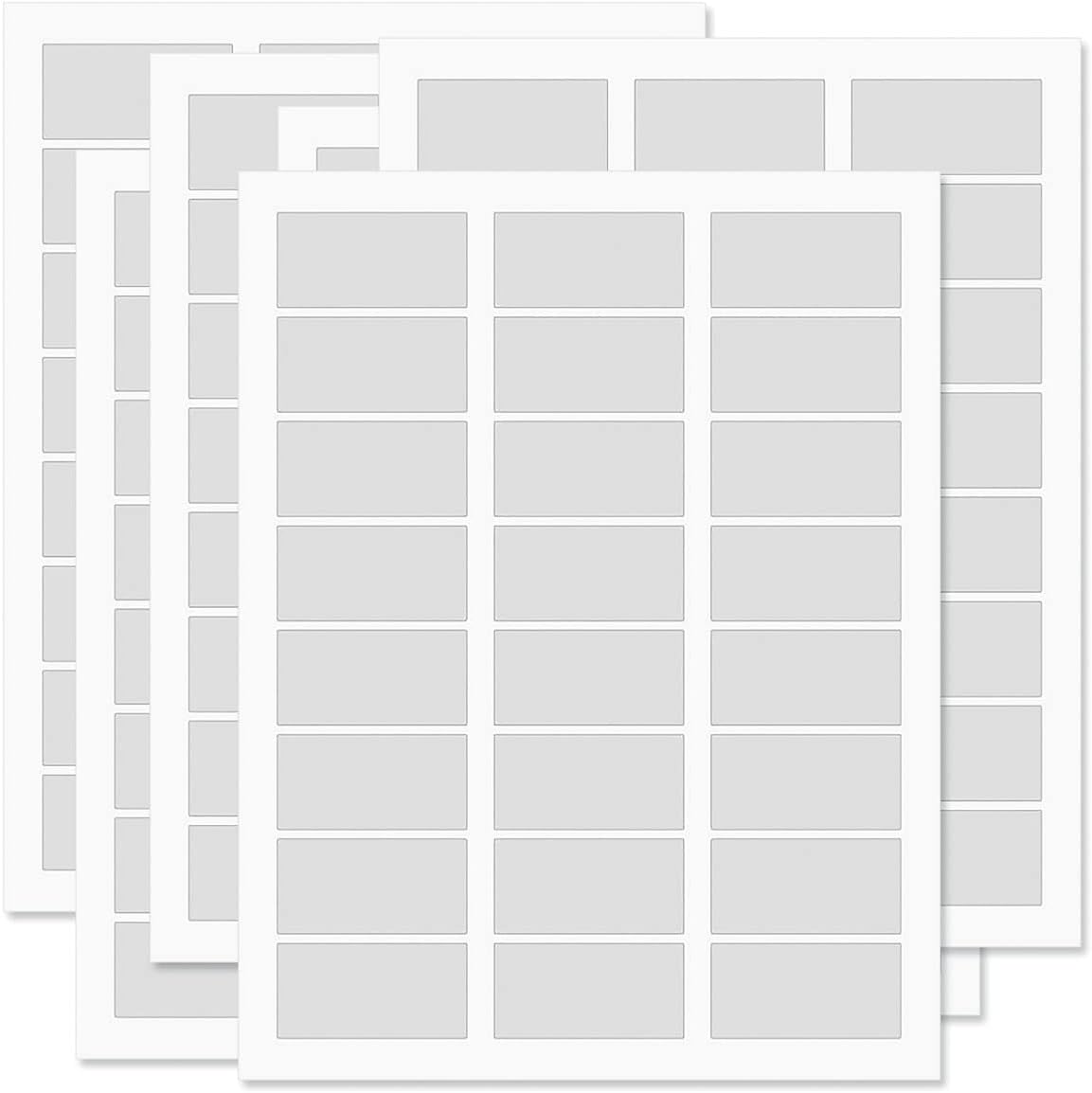 Colorful Images Draped in Purple Floral Return Address Mailing Labels, Personalize with Name & Address, Set of 144 Self Adhesive, Easy Peel Flat Label Sheets, Large, 4 Designs