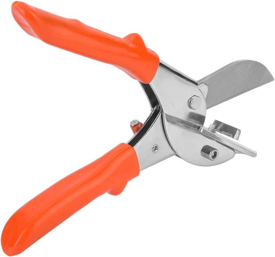 Garosa Miter Shear Multifunctional Trunking Trim Cutter 45 to 135° Angle Adjustable Quarter Round Cutting Tool Trunking Tube Trim Scissor for Angular Cutting Moulding Trim