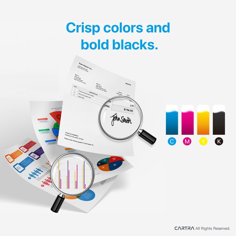 CARTRA 414A Toner Cartridges 4 Pack for HP 414A 414X MFP M479fdw Compatible Replacement for Laserjet Color Pro M479fdn M454dn M454dw Printer W2020A W2020X