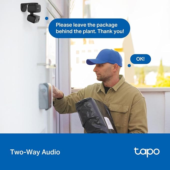 Tapo 2K 3MP Pan/Tilt Indoor/Outdoor Security Camera, Free Person/Baby Cry Detect & Motion Track, 360ยฐ View, Color Night Vision, SD/Cloud Storage, Works w/Alexa & Google Assistant, HybridCam 360