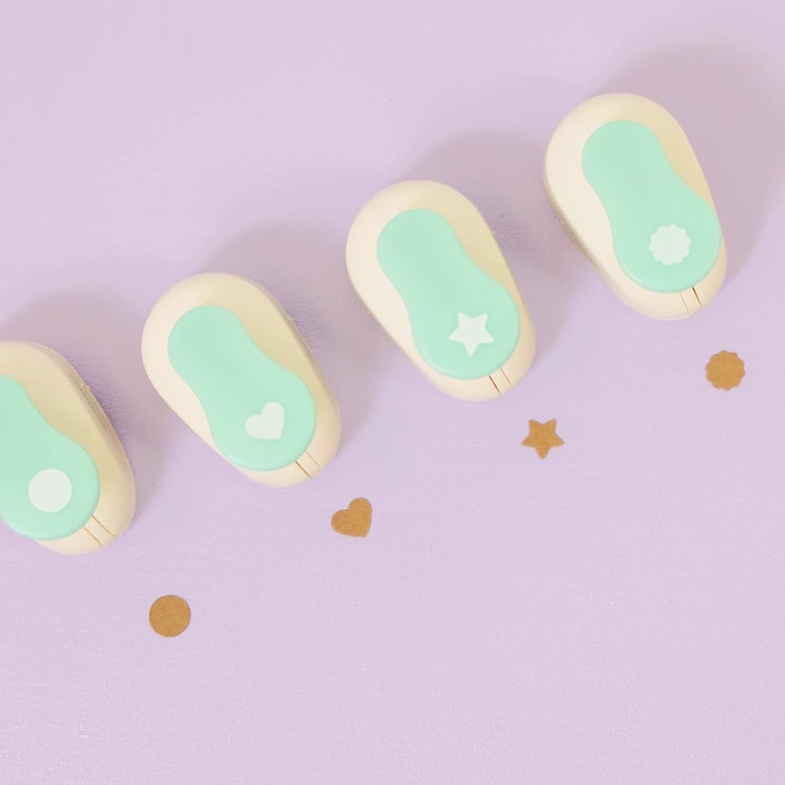 Craftelier - 3/8 Inch Star Hole Punch with Lever Press β Star Hole Puncher for Paper Crafts | Star Punch for Scrapbooking, DIY Cards & Journals | Hole Punch Shapes for Paper & Cardstock.