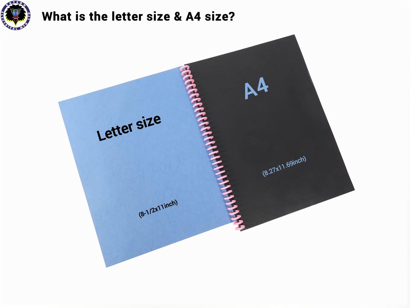 Rayson Click Binding Spines, 34-Hole Click Binding Ring for A4 and U.S. Letter Size Paper, Multi-Color, 1/2" Diameter, 3:1 Pitch, Binds Up to 90 Sheets, 30 Pack