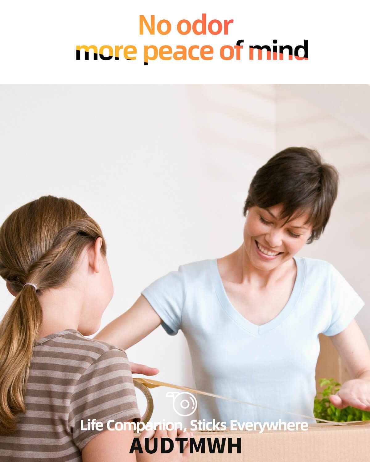 Clear Packing Tape, Heavy Duty Packaging Tape Designed for Moving, Packing, Shipping and Mailing, 1.88" x 63 yds, 6 Rolls