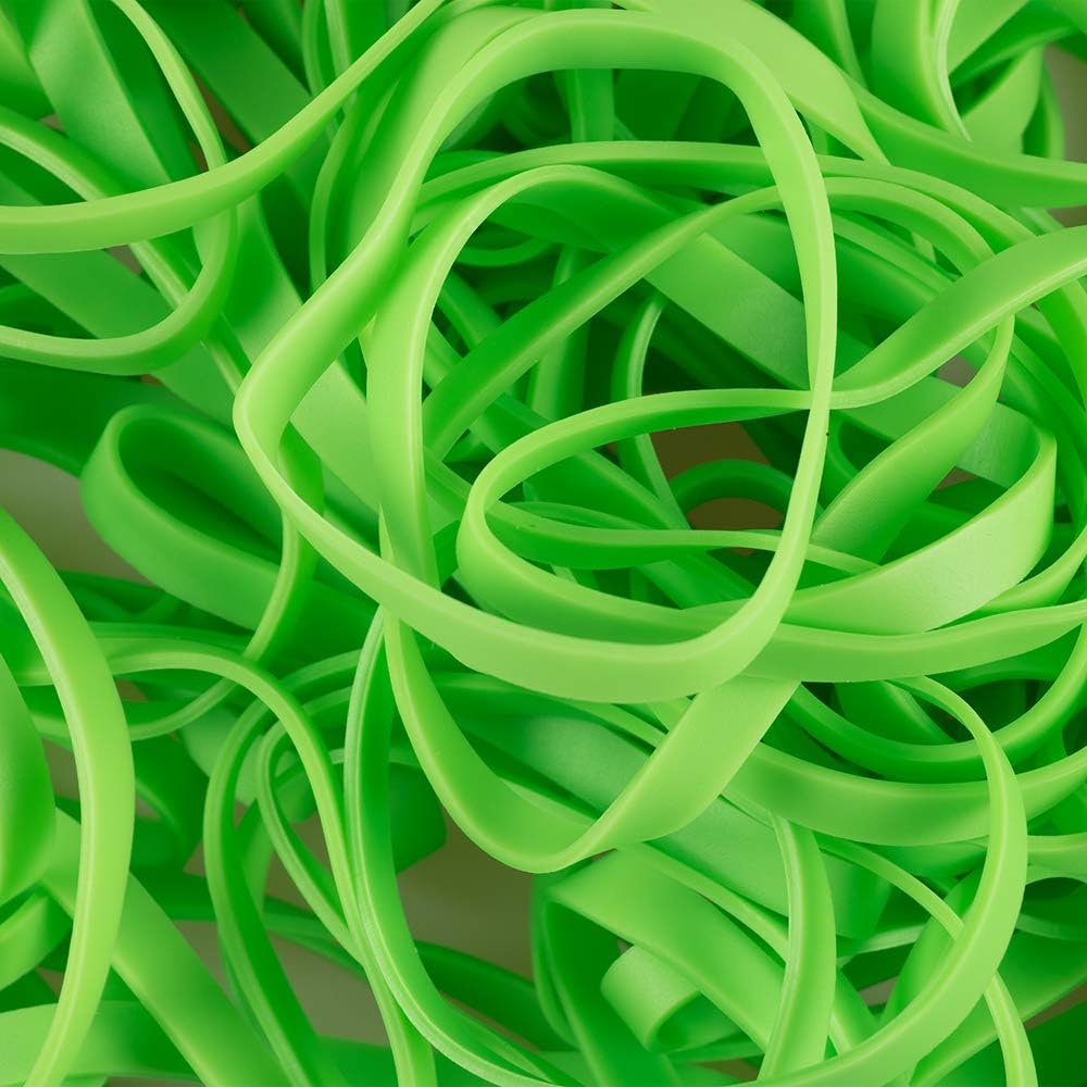 JAM PAPER Durable Rubber Bands - Size 64 - Green Multi-Purpose Rubberbands - 100/Pack
