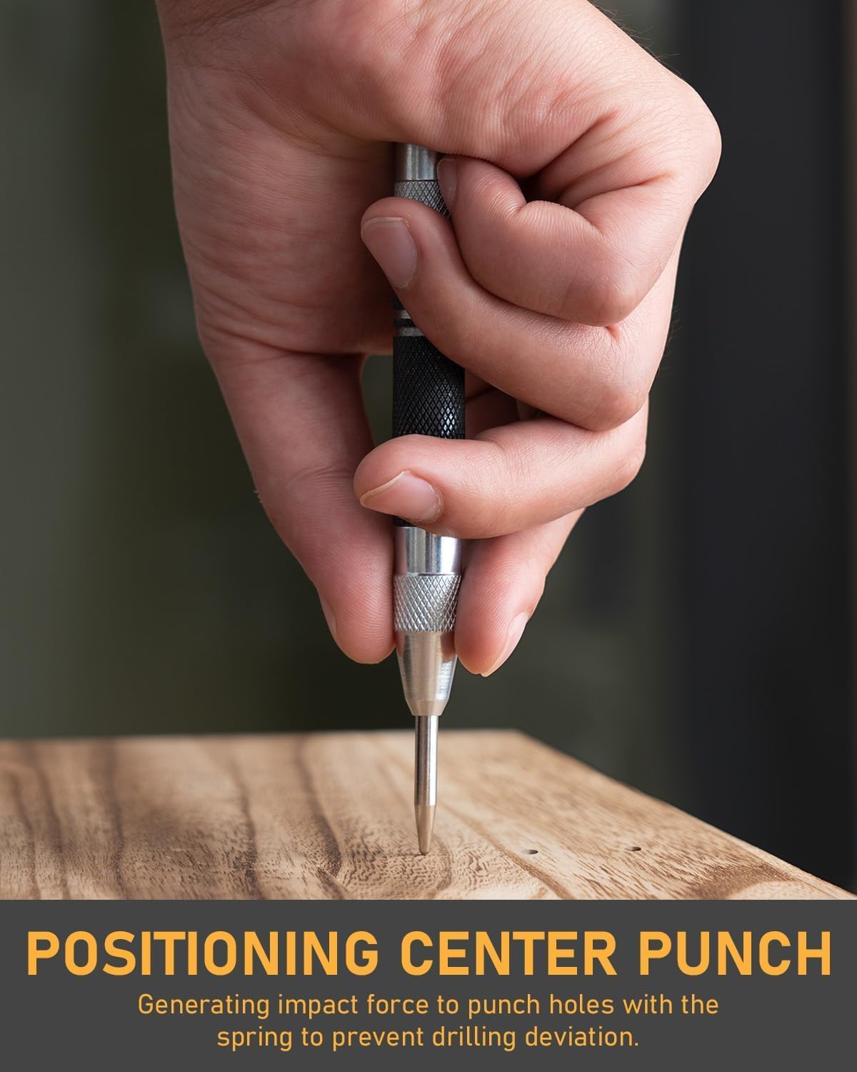 14 Pack Carpenter Pencil Set with Sharpener, Carpenter Pencils with Automatic Center Punch, Carbide Scribe Tool, Deep Hole Long-Nib Marker Pen & Construction Pencils for Architect with Pouch