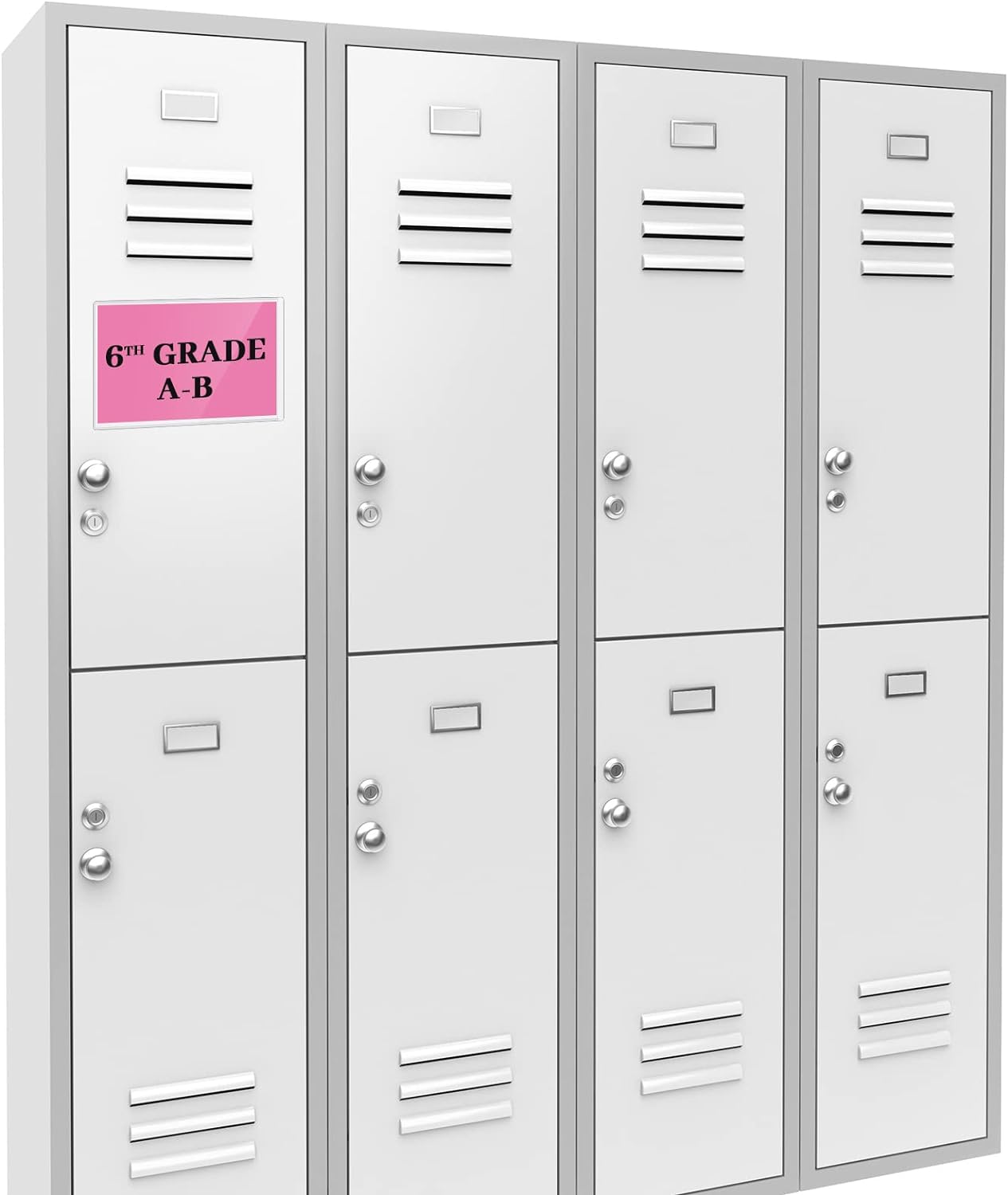 Ctosree 50 Pcs Magnetic Sign Holder Pallet Rack 5.5 x 3.5 Inches Magnetic Label Holder Clear Double Sided Window Display Frame Easy Front Opening for Window Door Office Schedule Store Home