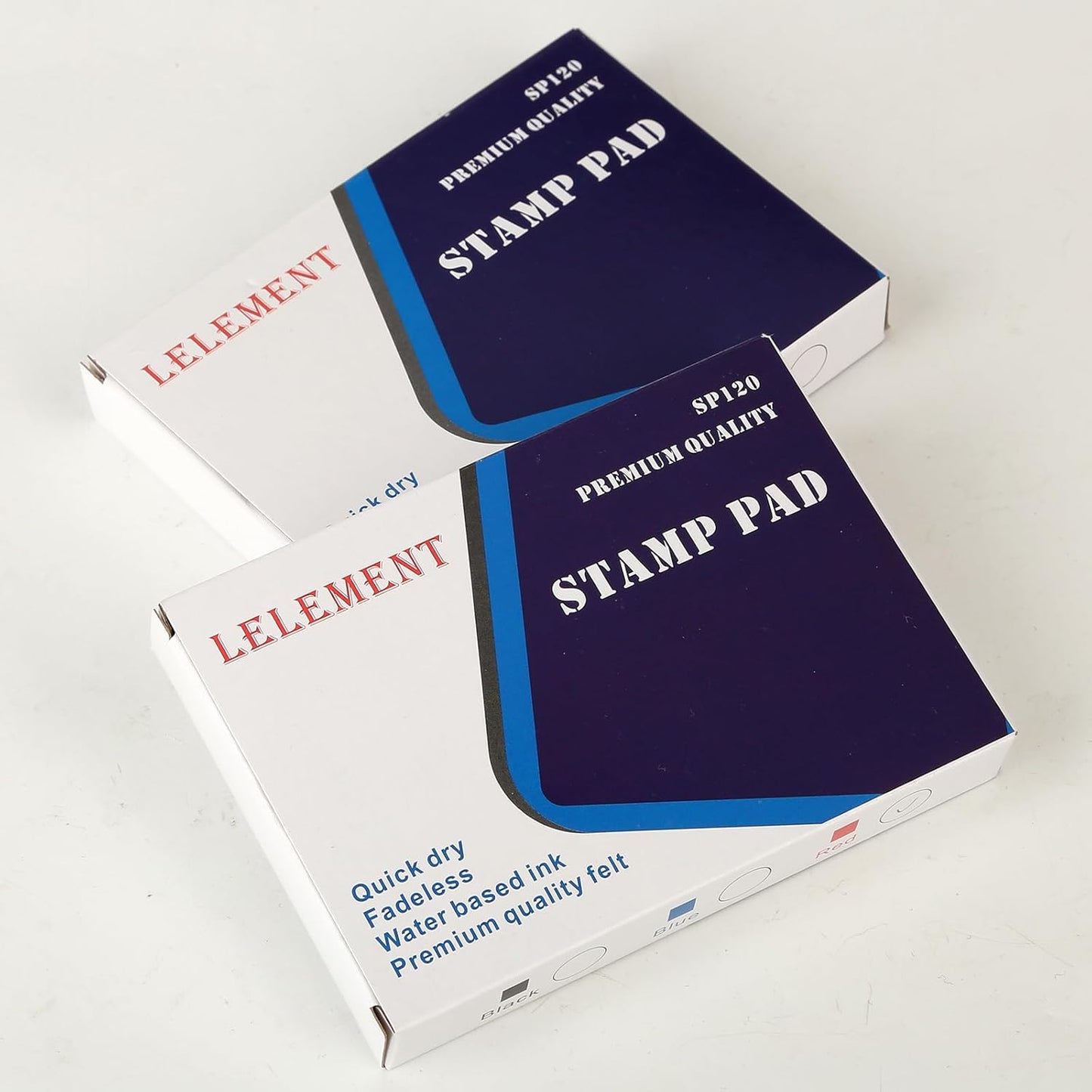 Ink Pads for Stamps | Blue Ink Stamp Pad | Rubber Stamps Ink Pad - Premium Quality Felt Pad for Stamps | Stamp Pads | Large Size