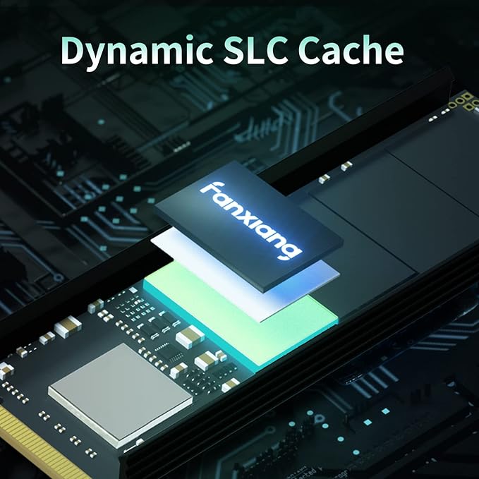 fanxiang S660 PCIe 4.0 2TB SSD for PS5 with Heatsink, Up to 5000MB/s, NVMe M.2 SSD Internal Gaming SSD NAND SLC Cache Suitable for PS5 Enthusiasts, Technology Enthusiasts, IT Professionals