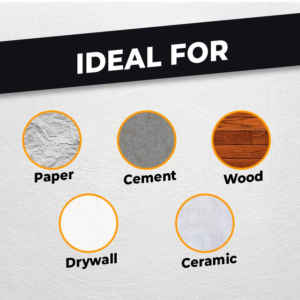 WOD MT5 Utility Grade Masking Tape, 3/8 inch x 60 yds. for Home or Office air-Dry Painting, Labeling, & Packing. Leaves no Residue