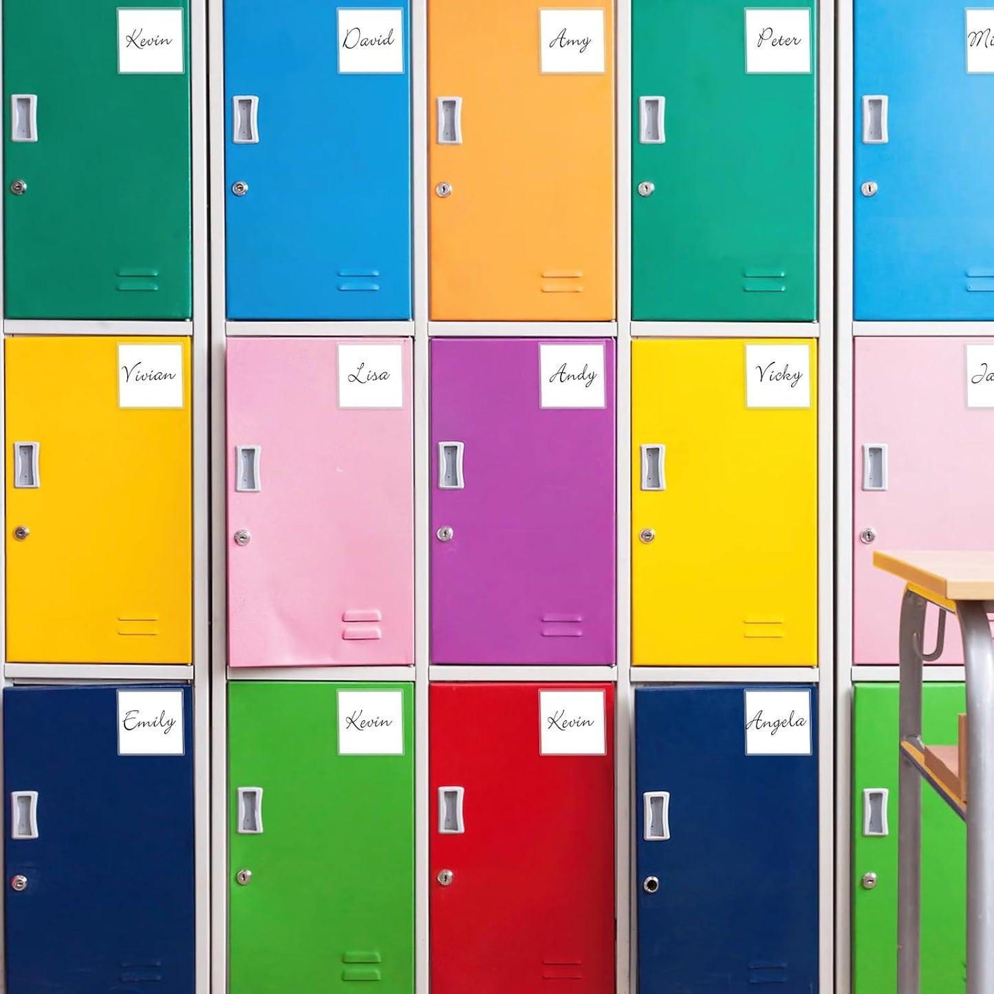 52 Pack Clear Adhesive 3" x 3" Index Card Pockets With Top Open, Plastic Card Sleeves Index Card Holder for Organizing Storage Bins, Library Cards, Notes, Drawer