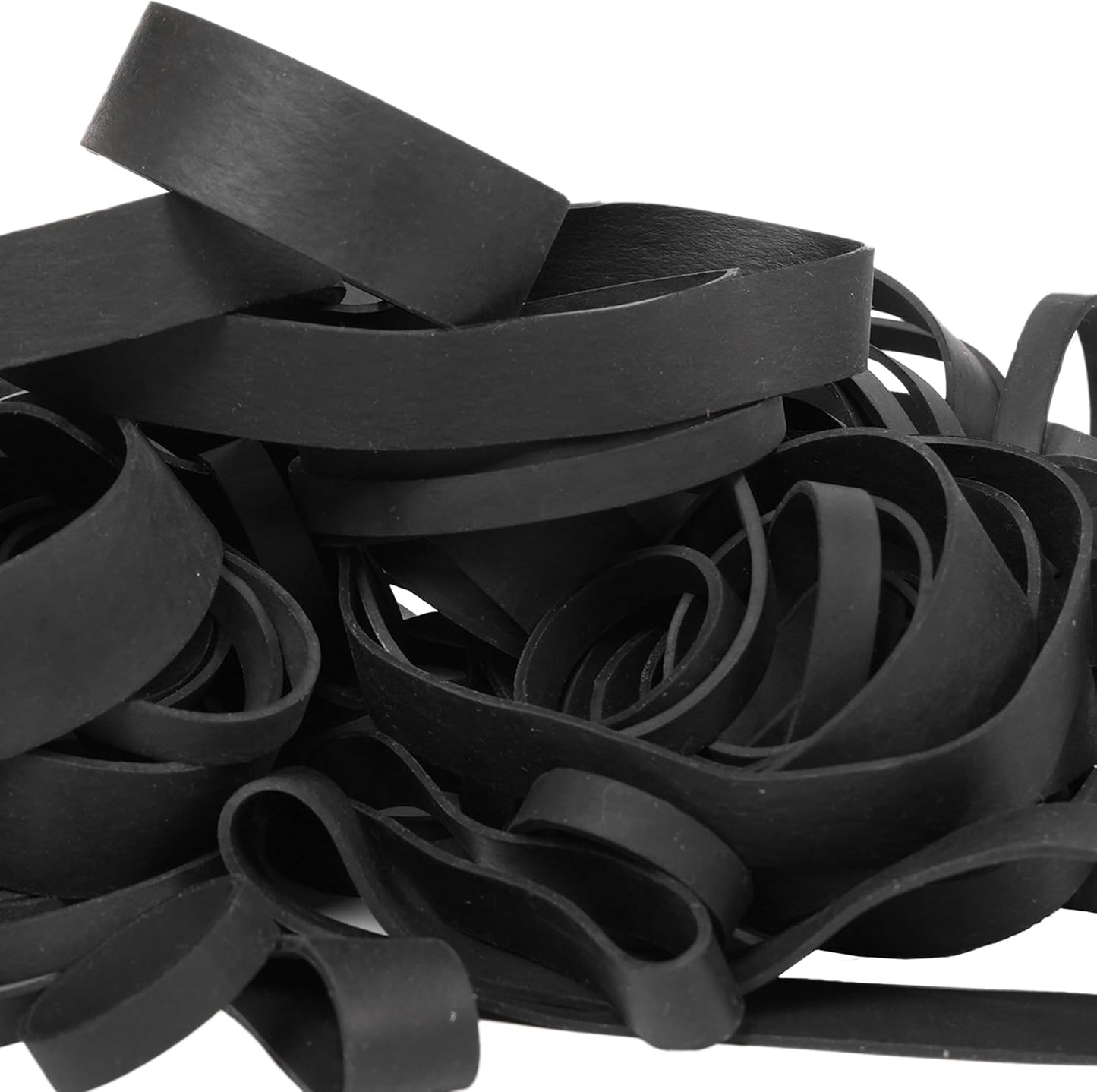 65Pcs Rubber Bands Assorted Sizes Black 6 sizesMixed wide Elastic Bands for for Survival Office Supply Tactical Rubber Bands