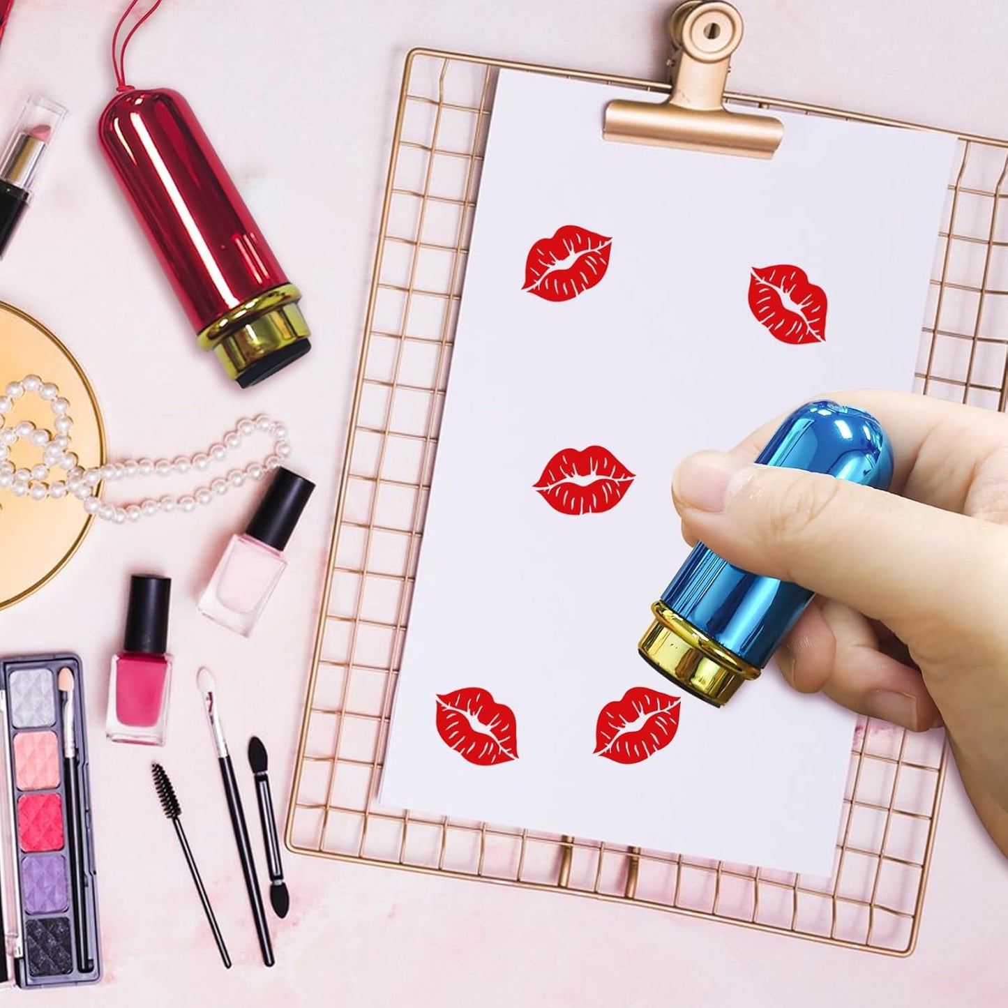 Custom Loyalty Card Stamp Personalized Self Inking Stamp for Business Stamp, Reward Stamp, Food Stamp, Small Round Rubber Stamp, Beauty Templates