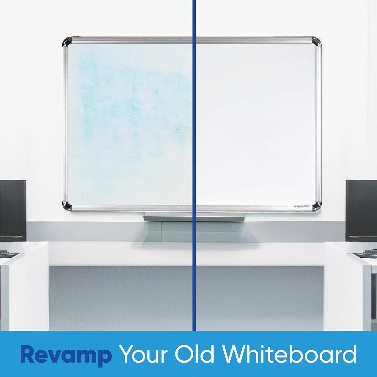 White Board Paper for Wall, 80" x 36" No Ghosting Peel and Stick Dry Erase Whiteboard Roll, Stain-Proof Self-Adhesive Whiteboard Wallpaper for Home, Office, Classroom