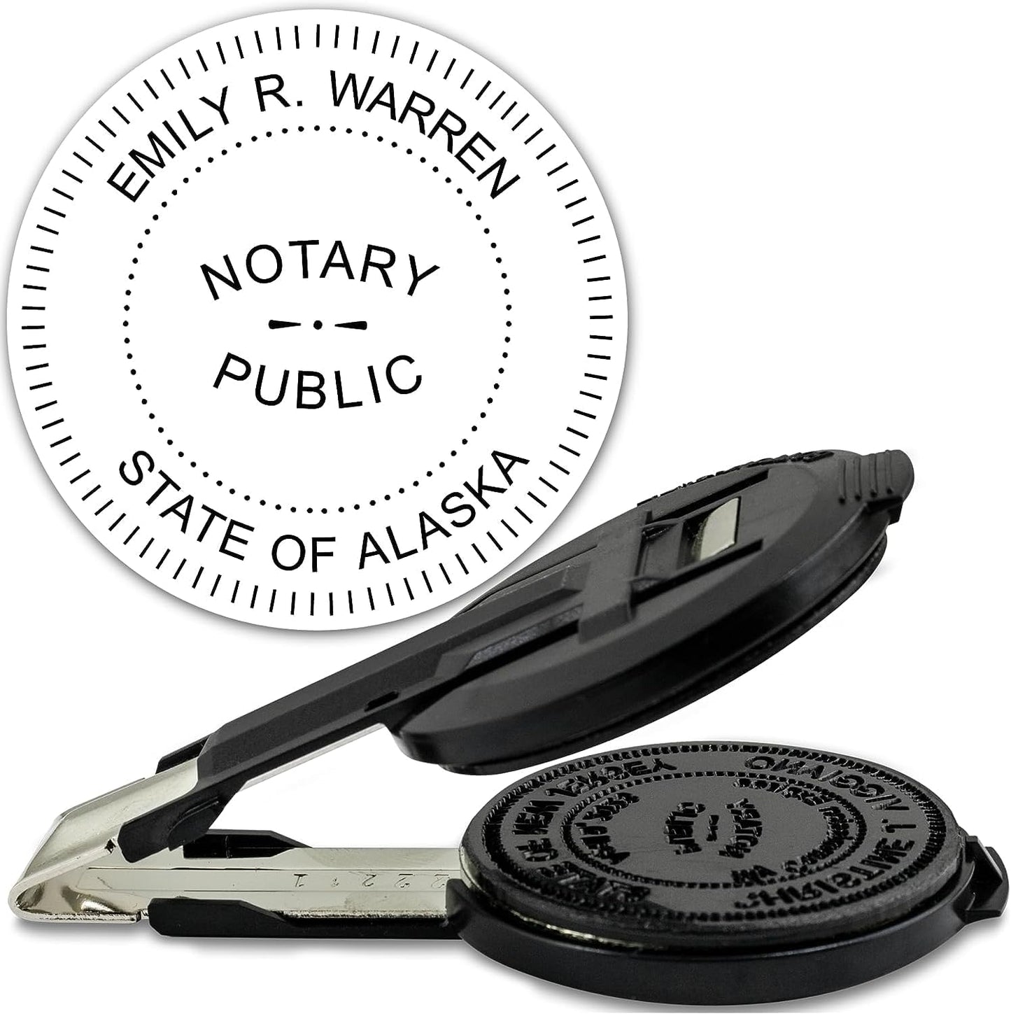 MaxMark Insert Only for Notary Seal Round Embosser for Alaska State