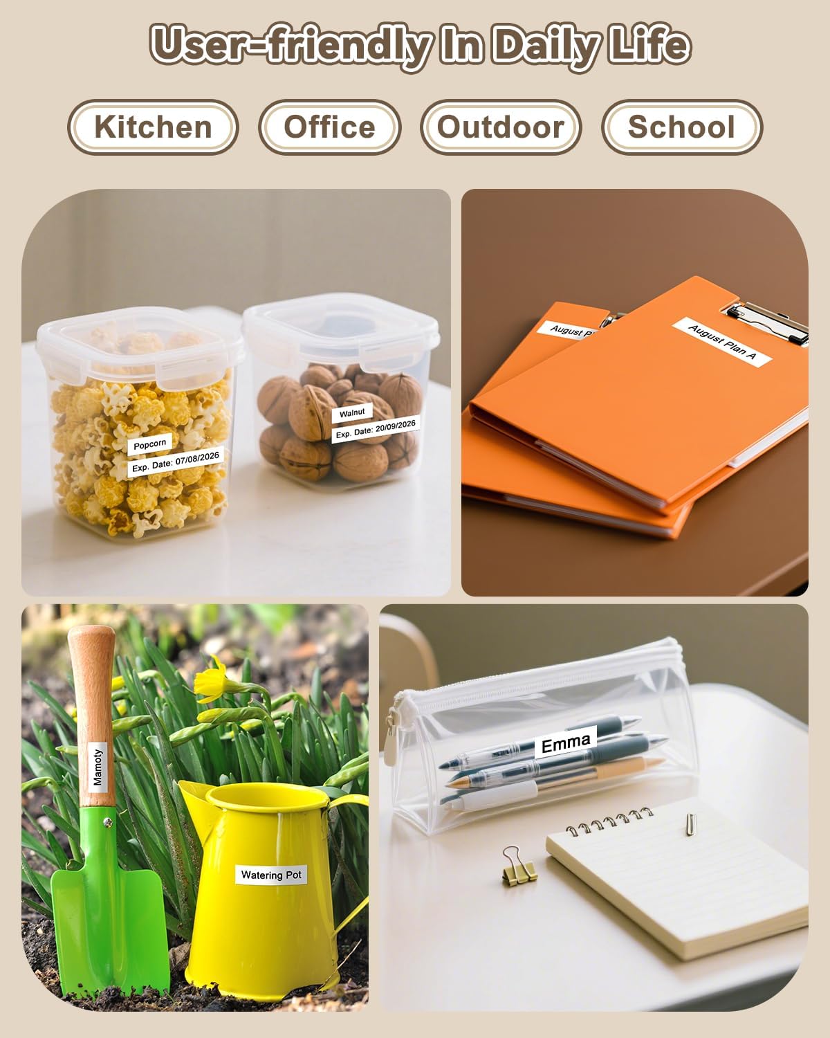 Tze-231 12mm 0.47 Laminated White Tape Replace for Brother P Touch Label Tape Compatible with Brother Label Maker PTouch H110 D220 D600 D410 D210 D200 D400 P700 1280 1880, TZe Label Tape 1/2 Inch 3pk