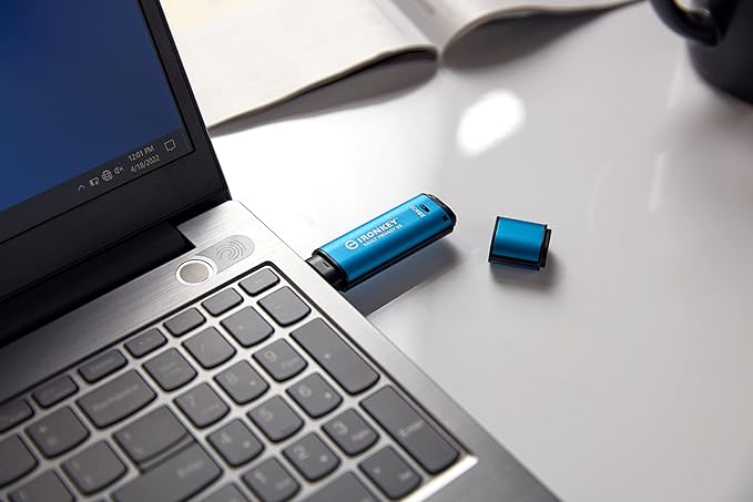 Kingston IronKey Vault Privacy 50 8GB Encrypted USB | FIPS 197 | AES-256bit | BadUSB Attack Protection | Multi-Password Options | IKVP50/8GB