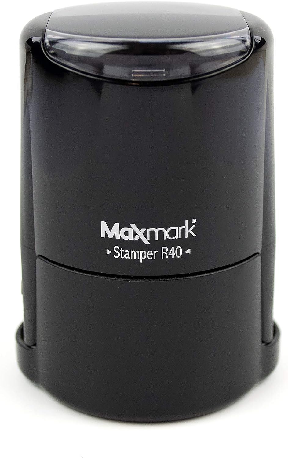 Round Notary Stamp for State of Maine- Self Inking Stamp - Top Brand Unit with Bottom Locking Cover for Longer Lasting Stamp - 5 Year Warranty