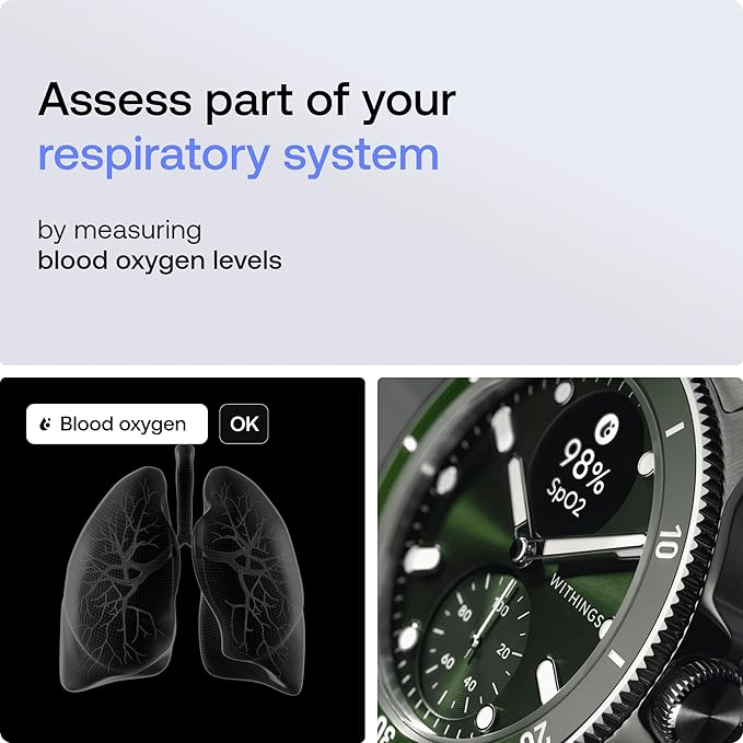 WITHINGS Scanwatch Nova - Heart Health Hybrid Smart Watch for Men & Women - SPO2, Temperature Monitoring, Sleep, Respiratory Health, Cycle Monitoring, 30-Day Battery Life, Apple iOS/Android