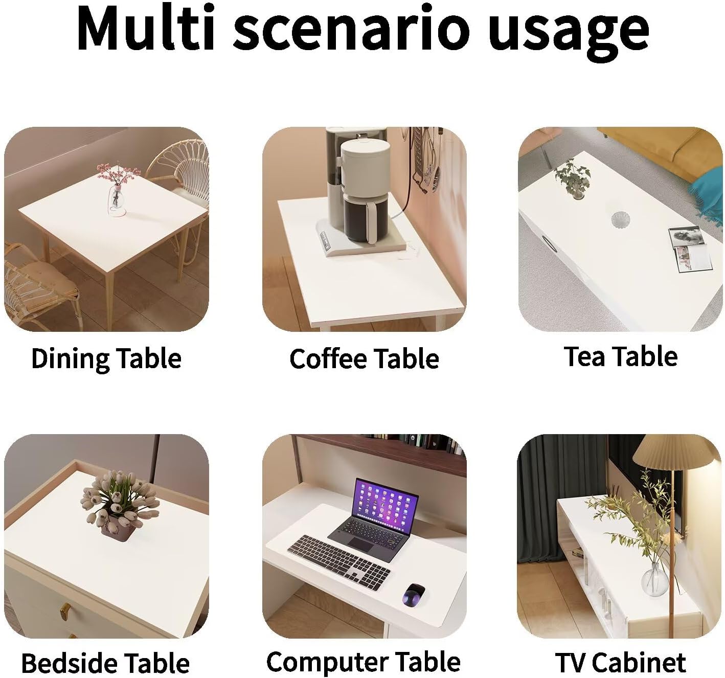 Leather Table Pad,1.8mm Thick,40x90 Inch,Dining Table Pad,Table Pads for Dining Room Table Rectangular,Table Protector for Dining Room Table,Table Protector Pad(White+White,40x90)