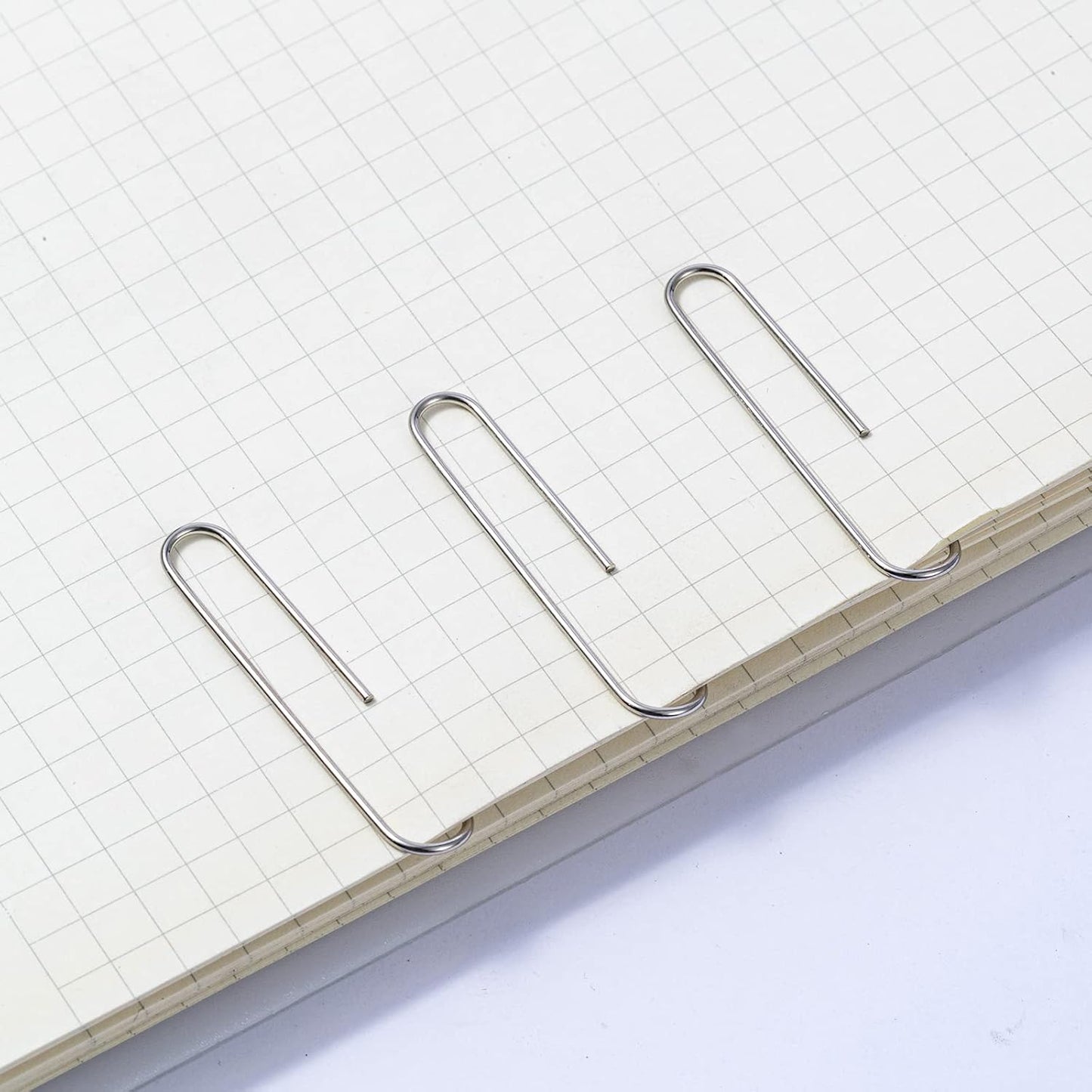 Colored Jumbo Paper Clips, 300pcs 2 Inch (50 mm) Paper Clip Paperclips Colorful Clips for Paperwork Ideal for Home, School and Office Use Colored