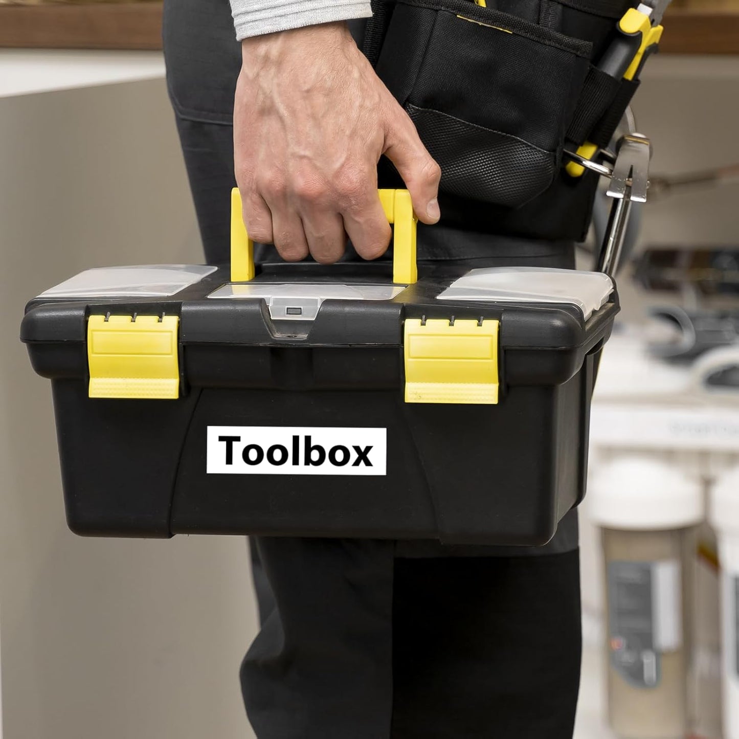 Label KINGDOM TZe-261 36mm Label Tape Replacement for Brother P-Touch TZe261 1 1/2" Black on White TZe Tape 36mm 1.4" Laminated White Compatible with Brother P Touch PT-530 PT-P900W PT-P910BT, 3-Pack