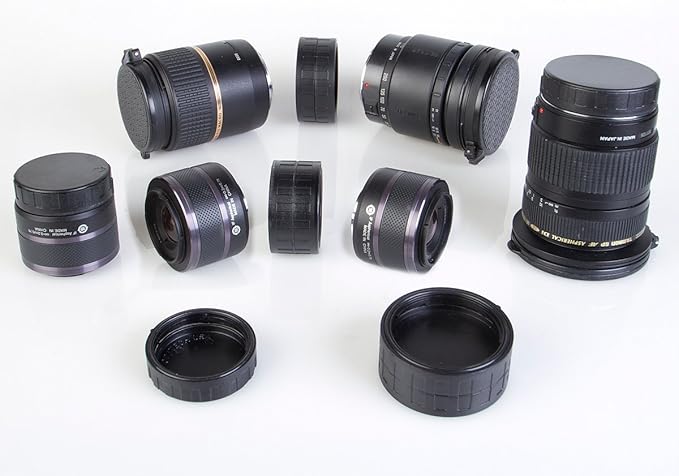 OP/TECH USA Lens Mount Cap - Leica M Double, Black (1101231)