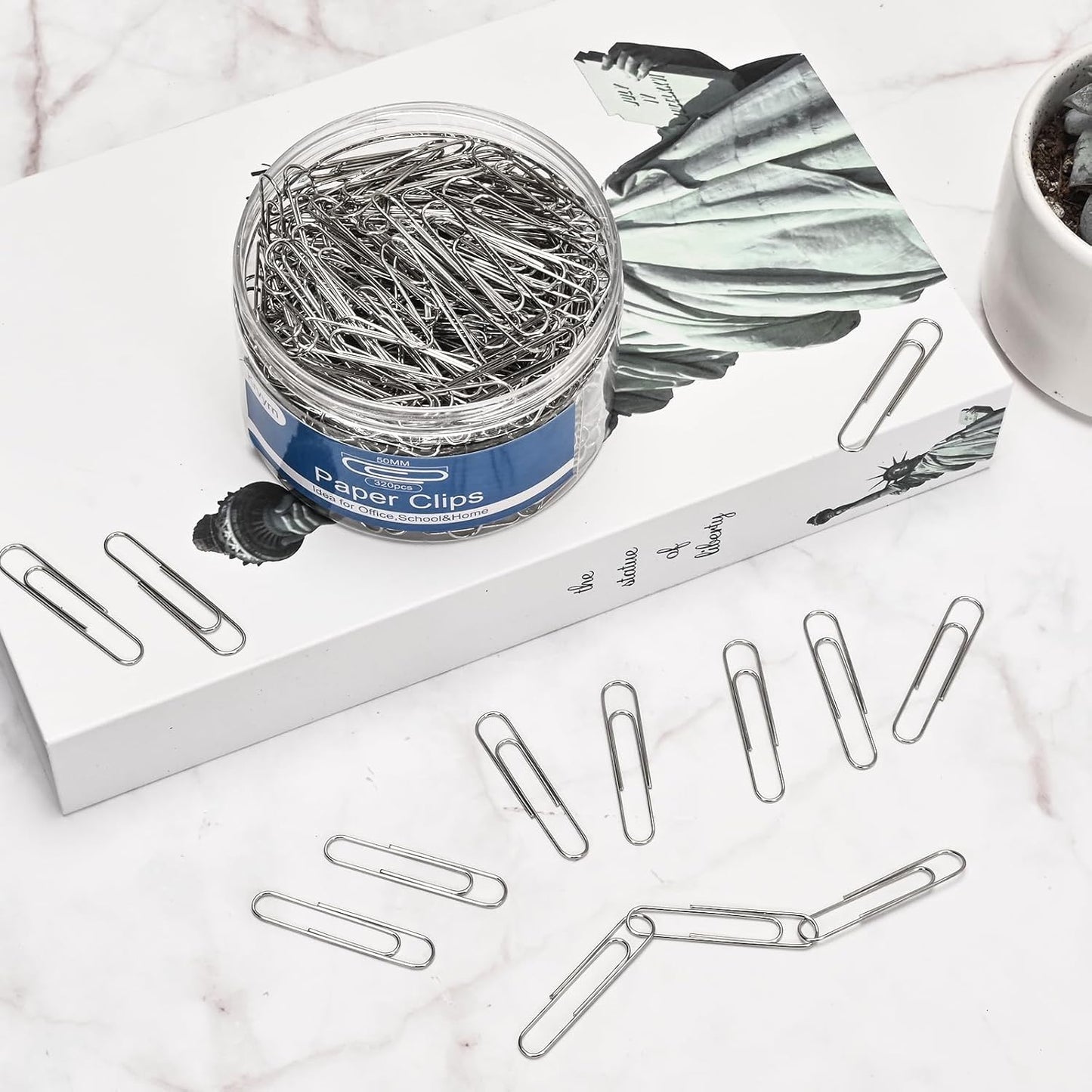 Jumbo Paper Clips,Large PaperClips,320 Pcs Paperclip,Extra Large Paper Clips for Paperwork,Home, School and Office Supplies.