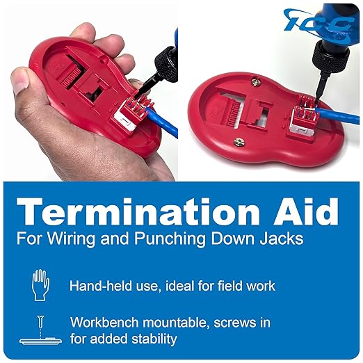 ICC CAT6 Keystone Jack with Slim Profile 180 Degree Punch Down, RJ45 UL Listed PoE++ TAA Compliant for Wall Plate or Patch Panel, Works with JackEasy Termination Tool, Green