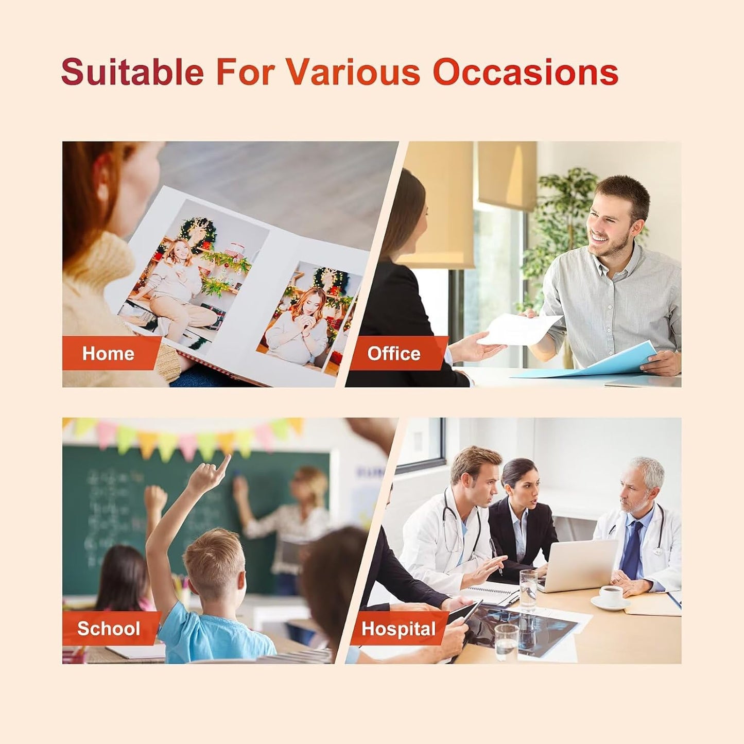 64XL Black and Color Ink Cartridge for HP Ink 64 64XL Ink Cartridge Combo Pack for Envy Photo 7855 7858 7800 7155 7120 Inspire 7255e 7900e 7950e 7955e 7958e Tango Series Printer (1 Black, 1 Color)