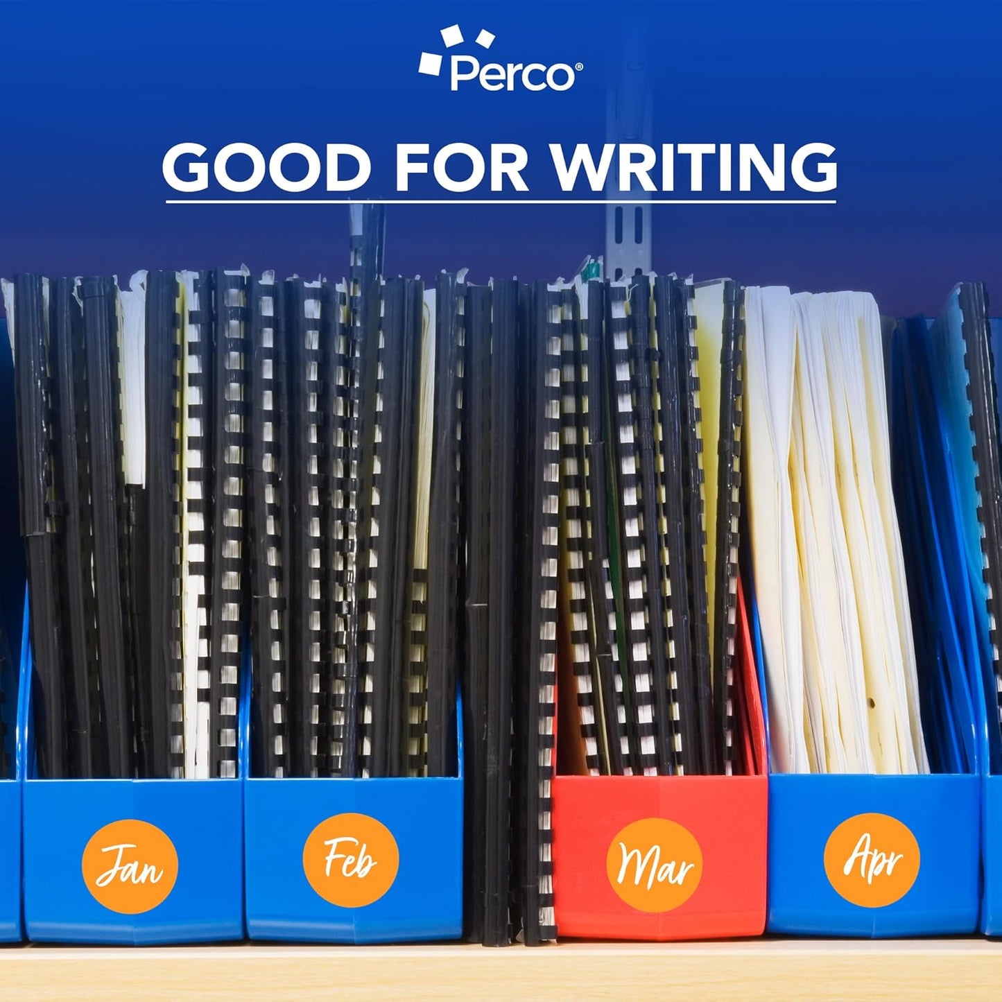 Perco Fluorescent Orange 2-Inch Round Circle Dot Sticker Labels - Multi-Roll Pack (3 Rolls, 500 Labels Each) - Permanent Adhesive, Vibrant Colors, Strong Hold - Perforated for Easy Use - Made in USA