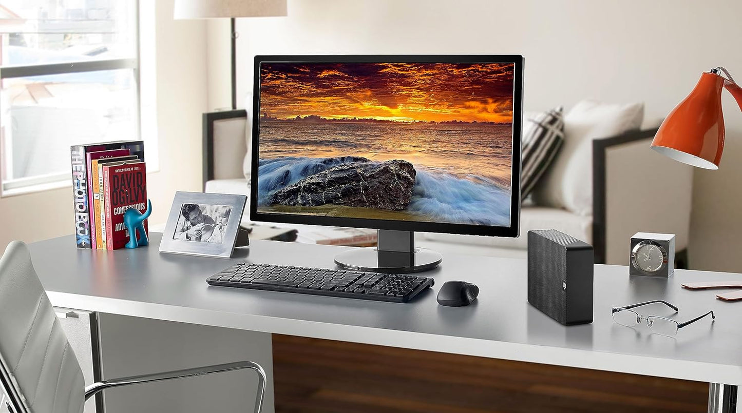 Seagate Expansion 22TB External Hard Drive HDD - USB 3.0, with Rescue Data Recovery Services (STKP22000400)