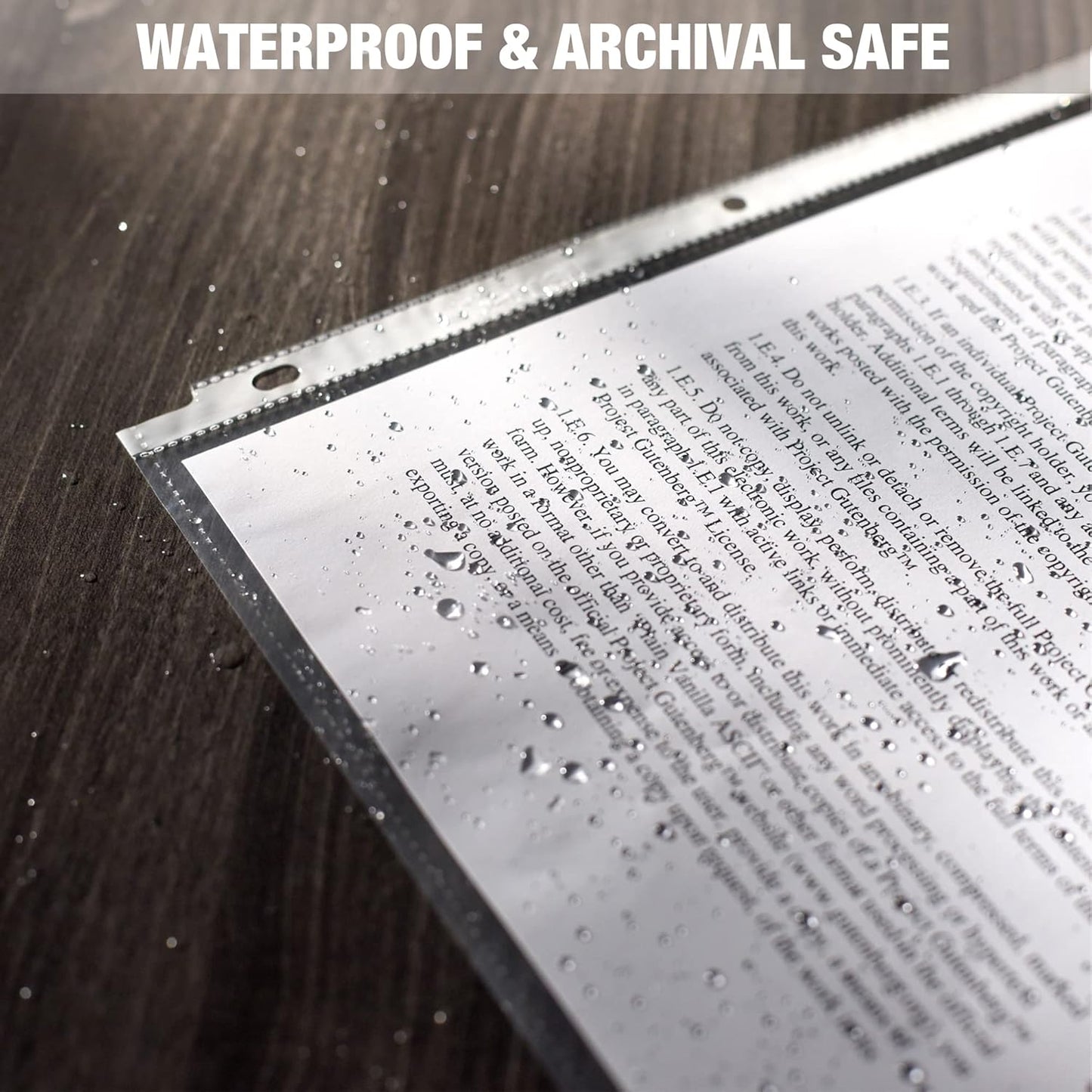 Samsill Sheet Protector Dividers, 8.5 x 11 Inch Page Protectors for 3 Ring Binder with Pockets, Super Heavy Duty, 8 Binder Dividers with Tabs, Letter Size, Top Loading, Acid Free, 1 Set