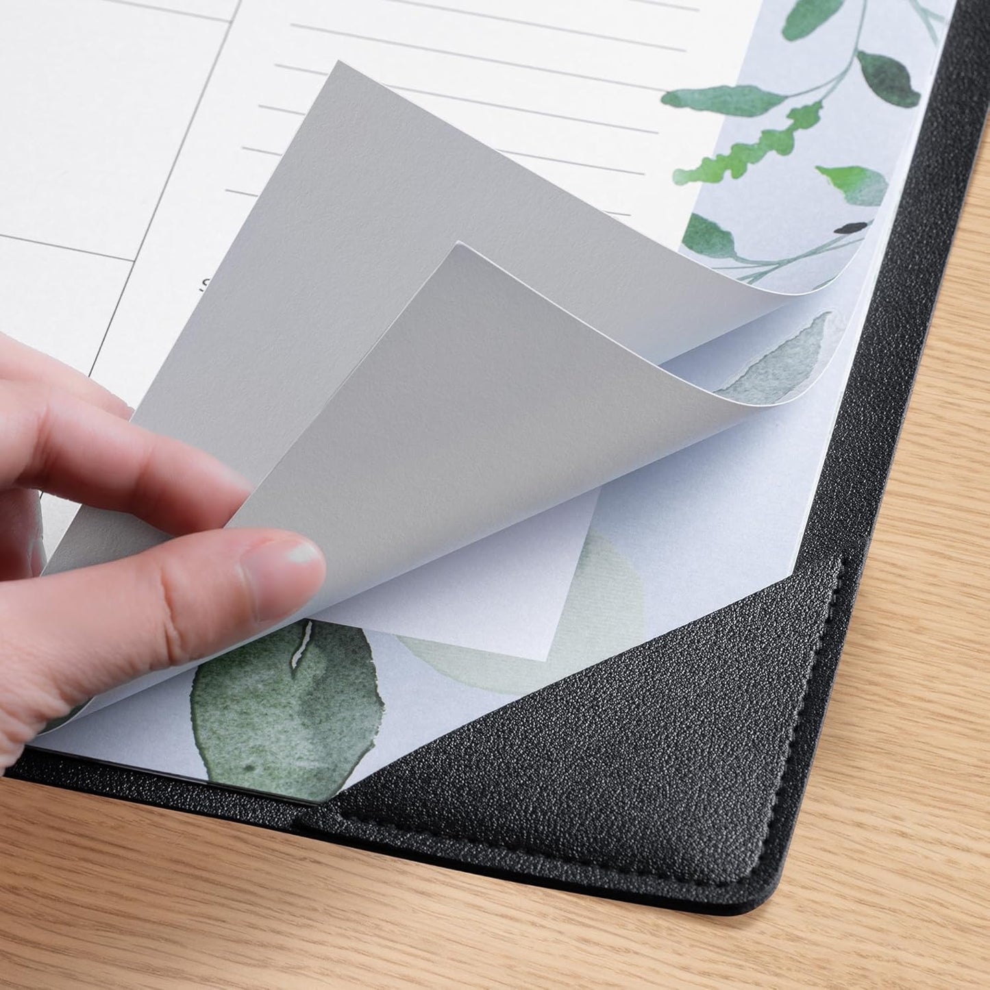 Cabbrix Desk Calendar 2025-2026, 18 Months Calendar Runs Until December 2026, Medium 15" x 12" Monthly Desktop Calendar with Mat for Home Office School