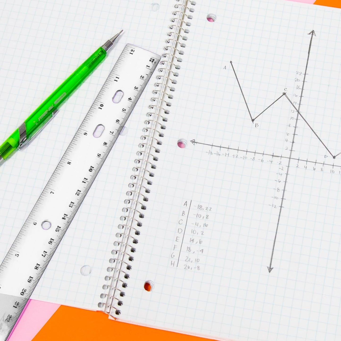 BAZIC Plastic Clear Rulers 12 inch (30cm), Inches Centimeter Metric Ruler Measuring Long Ruler, Straight Edge Ruler for Students School Supplies, 24-Pack