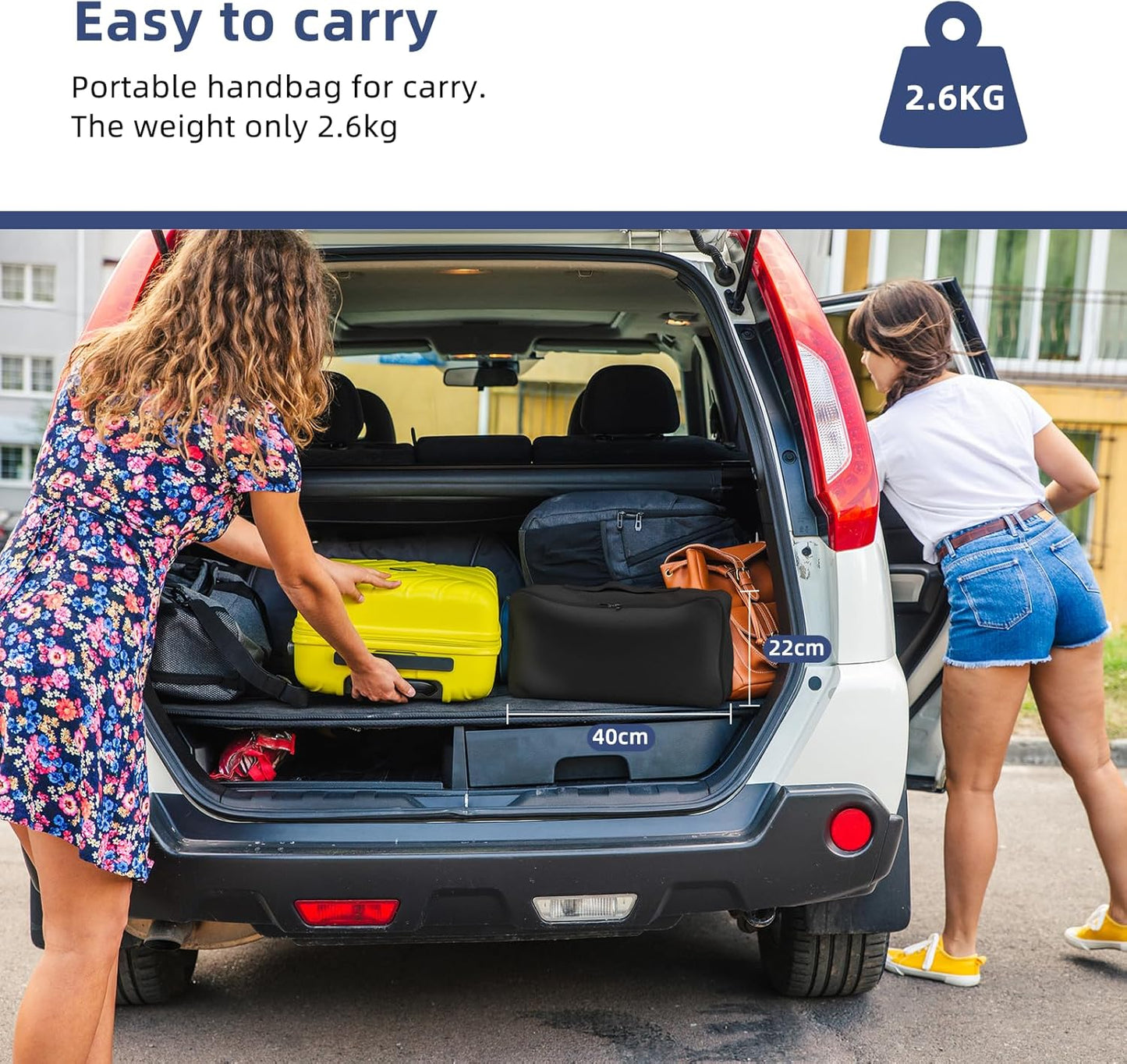 Projector Screen Outdoor, Projector Screen with Stand Portable 120" Foldable Projection Screen, KHQ 10 Feet Indoor Home Theater Movie-Screen with Carrying Bag for Backyard Movie Night