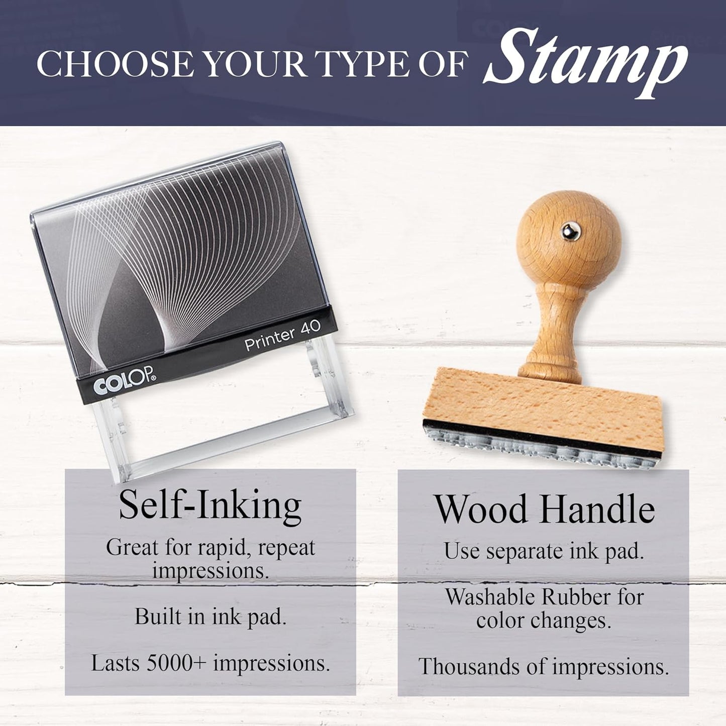 Custom Return Address Stamp - Personalized Self-Inking Stamp | Choose from Multiple Designs | Custom Address Rubber Stamper | Stamps for Mailing | Self Inked Return Stamps | Evrest Press