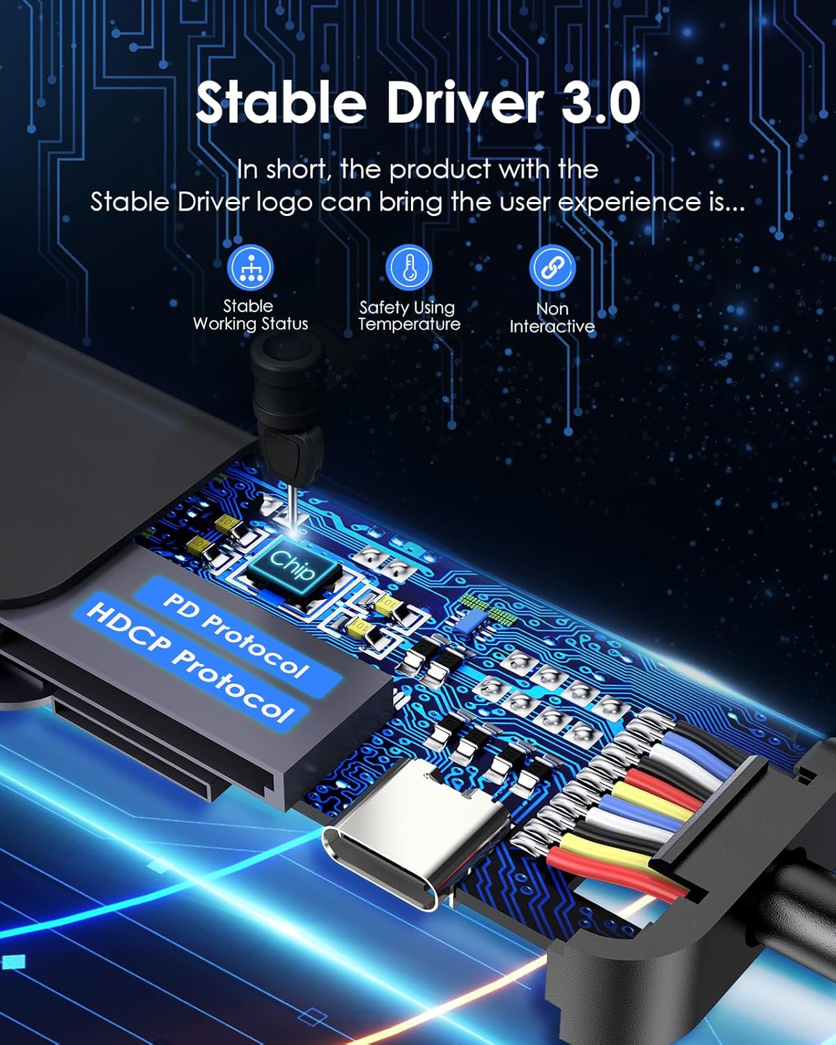 LENTION USB C Hub with 100W Charging, 4K@60Hz HDMI, Dual Card Reader, USB 3.0 & 2.0 Compatible 2024-2016 MacBook Pro, New Mac Air/Surface, Chromebook, More, Stable Driver Adapter (CB-CE18p.Black)