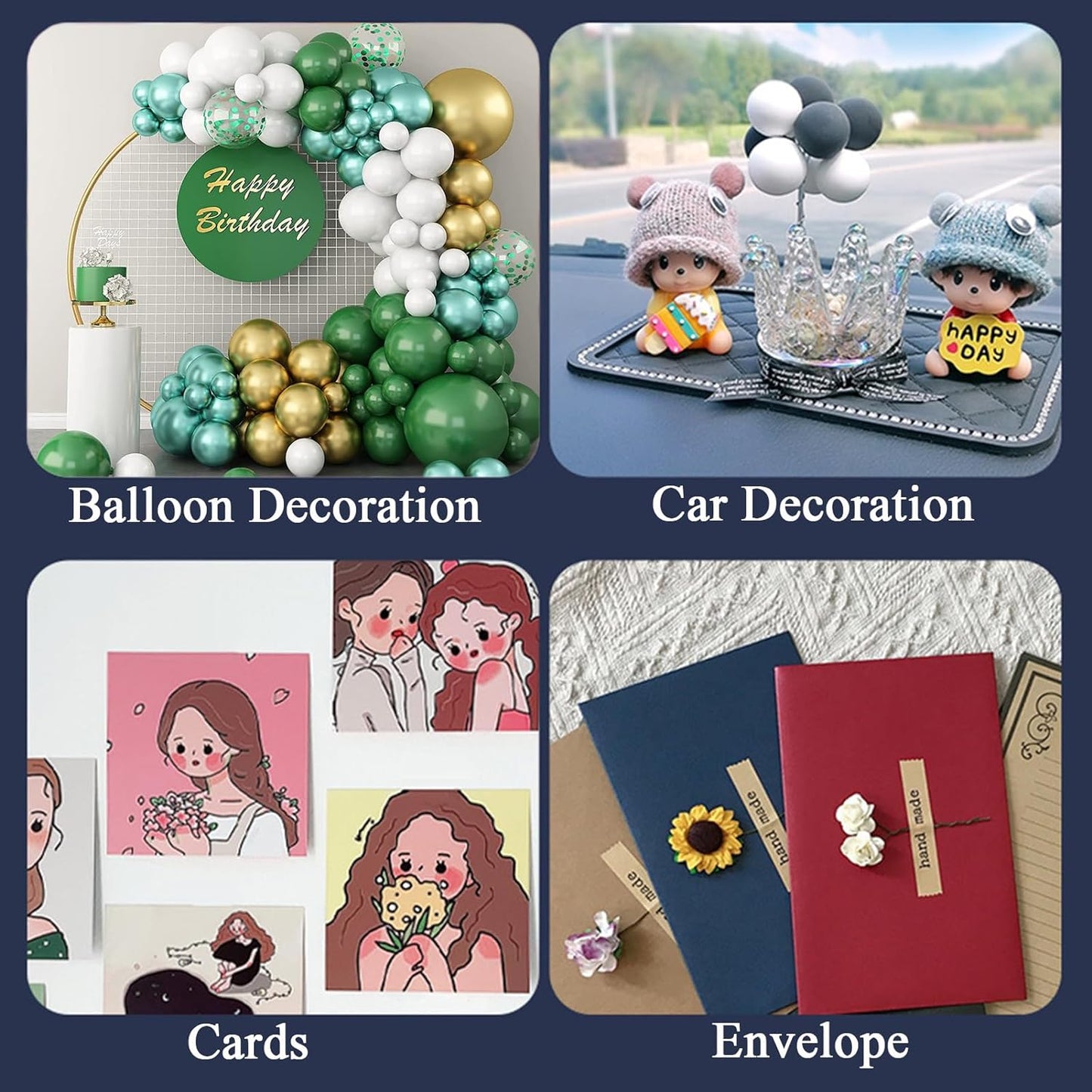 Adhesive Stick dots Two-Sided Sided Mounting Putty Stick Tack for Wall Hanging Crafts Balloons Festival Party Decorations,Clean Removable(0.39"*0.39"-900)