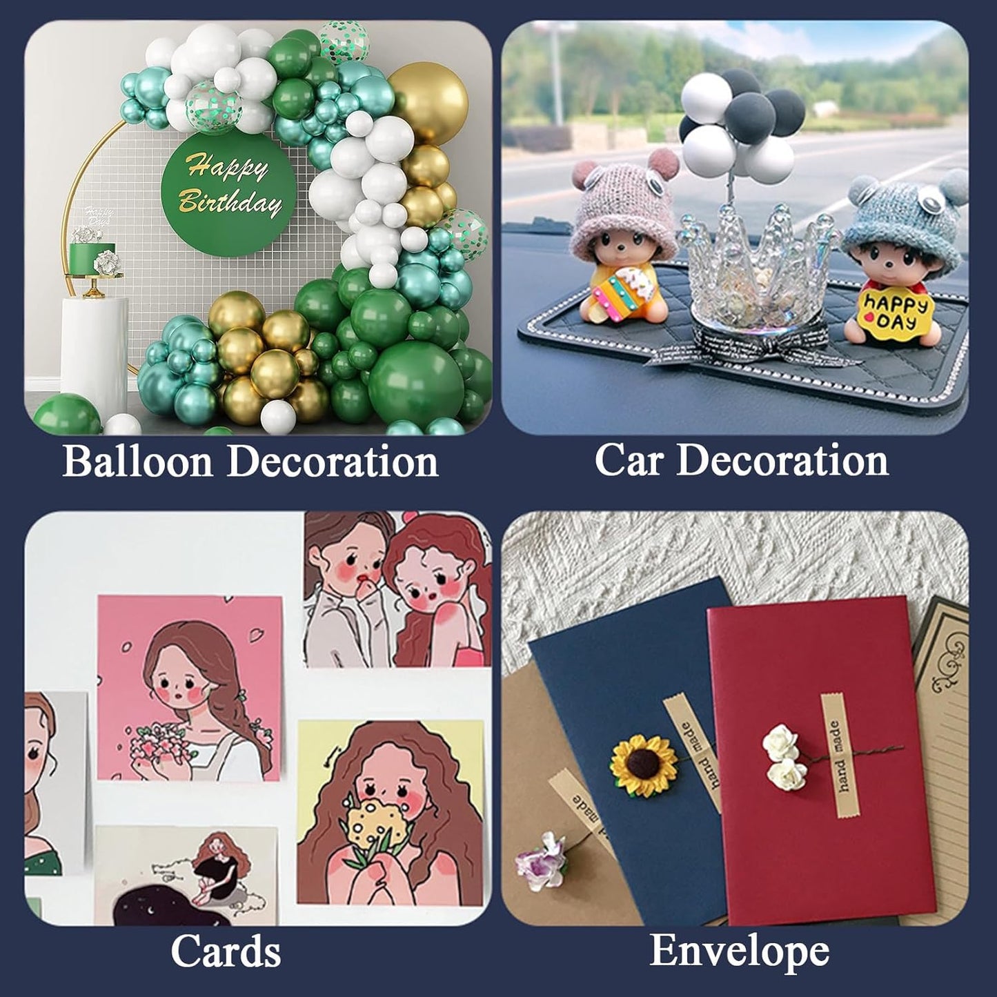 Adhesive Stick dots Two-Sided Sided Mounting Putty Stick Tack for Wall Hanging Crafts Balloons Festival Party Decorations,Clean Removable(0.59"*0.59"-100)