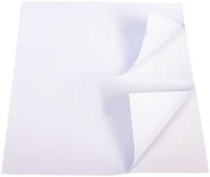 Premium Label Supply White Sticker Half Sheet Labels – 8.5" x 5.5" – Laser/Inkjet Compatible – (2 per Sheet), 500 Sheets - 1000 Total Adhesive Labels