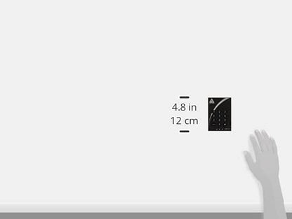 Apricorn 2TB Aegis Padlock USB 3.0 256-Bit AES XTS Hardware Encrypted Portable External Hard Drive (A25-3PL256-2000)