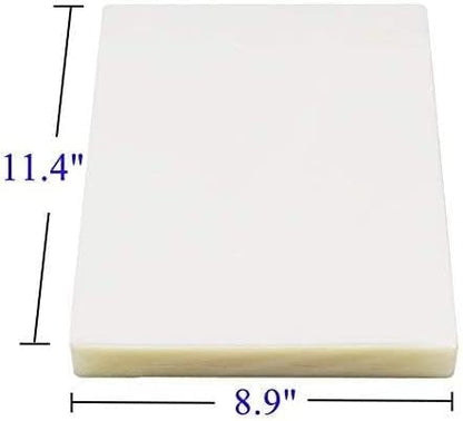 Immuson Thermal Laminating Pouches 8.9 x 11.4, 3Mil Thickness, Crystal Clear Finish, 3000 Pack
