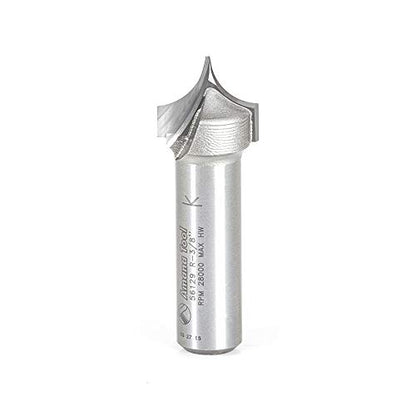 Amana Tool - 56129 Carbide Tipped Pt. Cutting Roundover 3/8 Radius x 3/4 Dia x 5/8 x 1/2