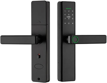 Smart Lock Fingerprint Door Lock with Touch Screen Password Electronic Locks, (No APP Control)