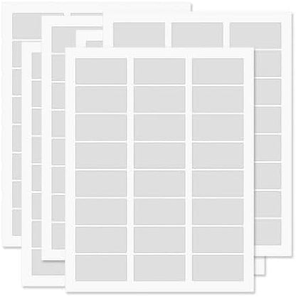 Spring Humming Personalized Deluxe Address Labels - Set of 144 (2 Designs), Self-Adhesive, Large Flat-Sheet Select Labels